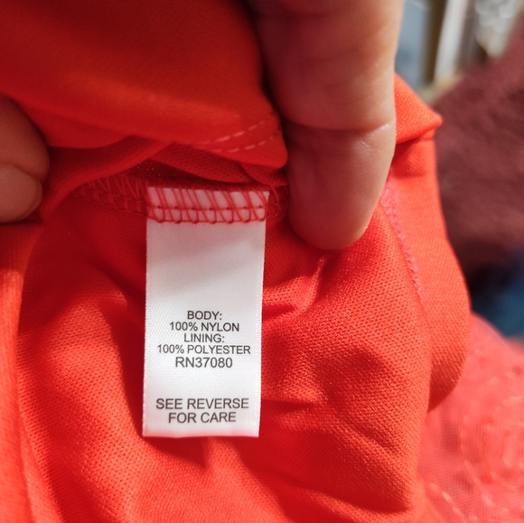 Red Rosette Tulle Top  Size L  NWT - Picture 4 of 5